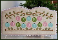 Cottage Merry Christmas Ornaments Chart Only